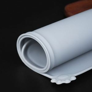 Large Silicone <b>Pet</b> Feeding <b>Mat</b> Non-Slip Waterproof Dog Cat <b>Food</b> Placemat for Bowls and Feeders - Product Image 3