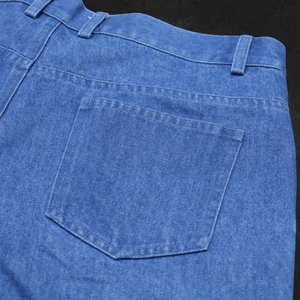 Pantalones Cortos de Mezclilla Holgados Personalizados para Hombre, de Alta Calidad, 100% Algodón, con Pedrería, Estilo Urbano, Desgastados - Product Image 3