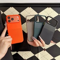 Coque de téléphone portable magnétique robuste originale pour iPhone 17 Air 16 15 14 Pro Max, texture mate, antichoc, en TPU souple