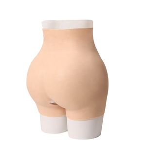 Taille haute 3 cm fesses et hanches Silicone ascenseur culotte ouvert entrejambe Style femmes fesse Push up Crossdress <span class=keywords><strong>Lingerie</strong></span> - Product Image 5