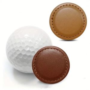 Marqueur de balle magnétique de golf, accessoires de golf amusants pour les golfeurs, cadeaux, accessoires de golf en cuir PU - Product Image 1