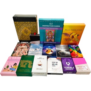 Cartas de <span class=keywords><strong>Tarot</strong></span> de plástico originales de la mejor calidad, 78 piezas de cartas de <span class=keywords><strong>Tarot</strong></span> con lámina de oro, juego de cartas de <span class=keywords><strong>Tarot</strong></span> impermeables - Product Image 3