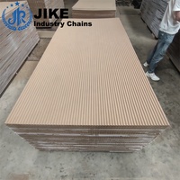 Panneau rainuré flexible et pliable en bois MDF cannelé à ondulation 3D