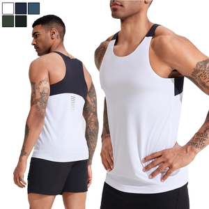 Abbigliamento Fitness allenamento estivo palestra corsa Sport veloce Dry Top per gli uomini - Product Image 1