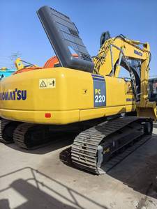 Excavadora de cadenas KOMATSU PC120 usada en stock, excavadora mediana-pequeña para renovación de huertos y trabajos de demolición de edificios - Product Image 2
