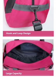 กระเป๋าเดินทางกีฬาแบบพกพาสำหรับผู้หญิงและผู้ชาย รุ่นใหม่ ผลิตตามสั่ง สำหรับเดินทางระยะสั้น กันน้ำ เหมาะสำหรับฟิตเนสและออกกำลังกาย - Product Image 4