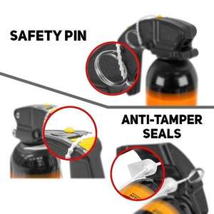 Spray de Defensa Personal para Corredores, Excursionistas y Campistas, Spray de Pimienta de Alta Potencia con Logotipo Personalizado, Alcance de 30 pies, 470 ml, Protección Máxima - Product Image 5