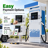 Station de recharge pour véhicules électriques haute puissance 60 120 160 kW, 250 A, phase 3, câble de 5 m, montage au sol, entrée 380 V, CCS1/CCS2/CHAdemo pour voiture électrique