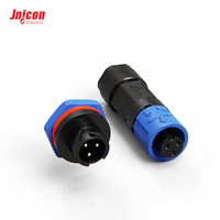 Connecteur circulaire étanche M12 2 broches IP67 avec bornes à vis pour câble de capteur d'automatisation industrielle 300V