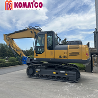 Excavatrice sur chenilles hydraulique chinoise de 21 tonnes et 22 tonnes, modèle Xe215c XE215G, fabriquée en Chine avec pièces de rechange à vendre