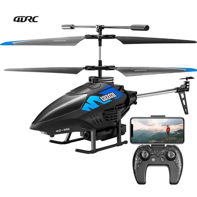 4DRC M6 Obstacle Avoidance RC Helicopter with FPV WiFi Camera 3D Flip Altitude Hold Quadcopter Drone Toy for Beginners Kids