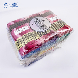 Sợi chỉ thêu chữ thập 100% cotton <span class=keywords><strong>Royal</strong></span>, nhuộm màu, dùng cho thêu chữ thập và đan móc, bộ 482/500/529 chiếc dùng cho thêu và may vá - Product Image 2