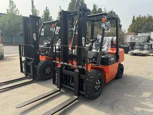 China produtor GP 5t Capacidade de carga duplo combustível gás/gasolina Empilhadeira com mastro de 2 estágios, altura do elevador 3m - Product Image 2