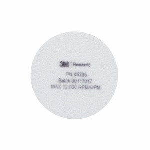 Tampon de polissage en mousse 3M <span class=keywords><strong>Finesse</strong></span>-it Advanced 45235 Gris 82 mm (3-1/4 po) Polyuréthane pour polissage automobile 90 unités/boîte - Product Image 1
