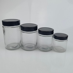 Vente en gros de pots en verre à large ouverture ronds transparents pour mousse et confiture, 100 ml, 150 ml, 280 ml, 380 ml, 500 ml - Product Image 2
