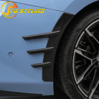 Molduras de Fibra de Carbono Seca para Pasos de Rueda Delanteros y Traseros para BMW G87 M2 2023-ON, Accesorios Exteriores, Kits de Carrocería