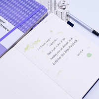 Carnet de planification quotidien A5 avec couverture en tissu, couverture rigide, impression personnalisée, journal en lin