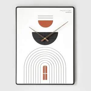 Emitdoog Đồng Hồ Treo Tường Kích Thước Lớn Bằng Gỗ Thiết Kế Nguyên Bản Đồng Hồ Vẽ Tranh Nghệ Thuật Treo Tường Đồng Hồ Hiện Đại Trang Trí Phòng Khách Cho Nhật Bản - Product Image 1