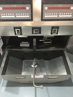 Friteuse à panier profond PFG-600L, vente chaude, CE ISO, camion de restauration