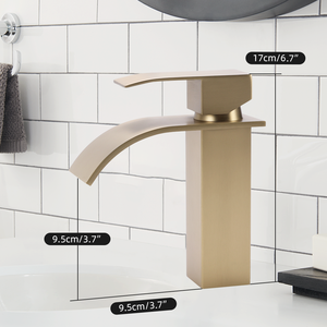 Grifos mezcladores de agua montados en cubierta Grifos de agua fría y caliente de lujo Grifo de lavabo de acero para Baño - Product Image 2