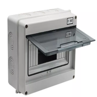 AW-TS nouveau modèle TSM matériel d'ABS de boîte de Distribution d'éclairage monté par surface de série de Merlin