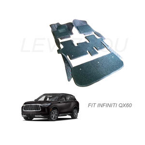 Alfombrillas de cuero 7D para coche INFINITI QX60, antideslizantes, de lujo, antideslizantes, con diamantes, <span class=keywords><strong>precio</strong></span> de fábrica - Product Image 2