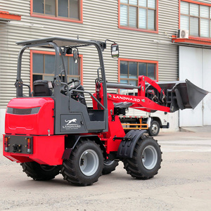 Carregadeira Compacta Pequena com Motor Diesel EPA 4x4 W1160 para Transporte em Terreno Irregular - Product Image 6