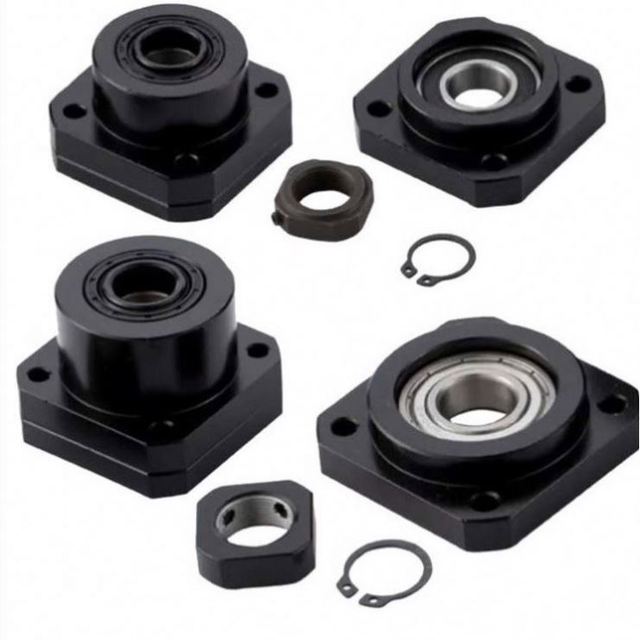 REALMAX D-03 SFU1605 SFU1604 Ballscrew Ball Screw End Support FK12 Fixed Side FF12 FK10 FK 10 FK15 FK15 FF20FK20 Floated Side