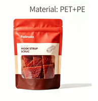 FDA CE-gecertificeerde staande zipzakken, hersluitbare plastic zakjes voor de verpakking van varkensvlees jerky snacks