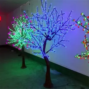 Alibaba meist verkaufte führte Kirsch blumen licht Kirschblüten baum zweige 3d führte künstliches Kirschbaum licht für den Außenbereich