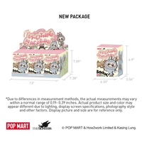 Popmart Blind Box Labubu Original tiene un asiento juguetes de peluche Lucky Legit emocionante Macaron Custom Mystery Boxes