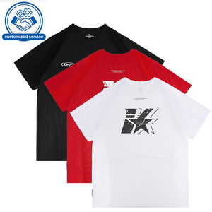 <span class=keywords><strong>T</strong></span>-shirts personnalisés à impression numérique, vente en gros d'usine, MOQ mini 5 pièces, <span class=keywords><strong>T</strong></span>-shirts de sport respirants à séchage rapide à manches courtes pour hommes - Product Image 1