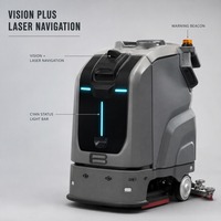 Robot de nettoyage de sols commercial autonome IC3 Vision avec navigation laser pour hôtels, hôpitaux, supermarchés