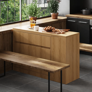 Mesa de Comedor Plegable y Extensible, Solución Inteligente y Elegante para Ahorrar Espacio, como Aparador Buffet RYD-DDCK24 - Product Image 3