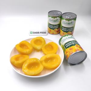 Pêches jaunes en conserve les plus vendues, demi-pêches en conserve dans un sirop léger/fort, haute qualité - Product Image 1