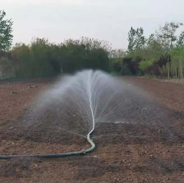 Spray de irrigação rápido para fazenda, mangueira de irrigação personalizável de 25-75mm, spray de irrigação