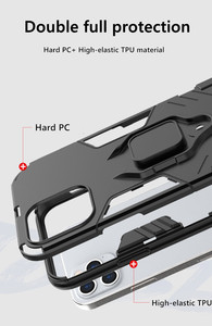 OEM pour iP 14/14 <span class=keywords><strong>pro</strong></span> max anneau magnétique <span class=keywords><strong>Iron</strong></span> Man TPU PC étui de téléphone mince porte-bague de doigt étui de couverture de téléphone - Product Image 3