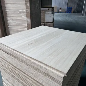 Tablero de gabinete de muebles de alta calidad, madera aserrada de Paulownia para gabinete de madera
