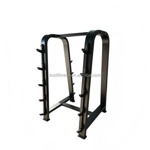 Soporte Vertical para Barras de Pesas de Acero Q235 de Alta Resistencia, Almacena 5 Barras, Soporte de Almacenamiento para Barras de Gimnasio - Product Image 3