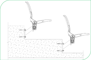 Omegatruss DPS-3R4S Sedile Sportivo Pieghevole Impermeabile con Sistema a Gas HDPP, Capacità 12 Persone, per <span class=keywords><strong>Palestra</strong></span> e Sport - Product Image 3