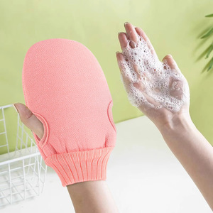 Strong exfoliating bath towel, double-sided <b>back</b> <b>scrubber</b>, bath mitt, exfoliating bath towel. - Product Image 4
