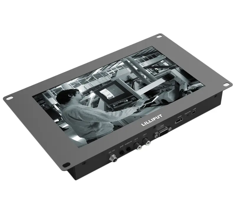 industry touch monitor 10 inch open frame metal housing industrial screen with HDMI DVI VGA