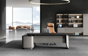 <span class=keywords><strong>Bureau</strong></span> de luxe en chêne de qualité supérieure <span class=keywords><strong>Bureau</strong></span> de direction moderne en forme de U avec fonction rétractable Construction robuste - Product Image 5