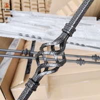 Balustres en fer creux à double panier, vente chaude 2021, pour escaliers intérieurs
