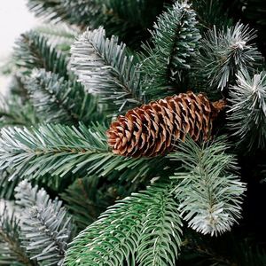 High Quality Eco-Friendly <b>Artificial</b> PVC Mixed Long Leaves Decorated Pinecones Christmas <b>Tree</b> Indoor - Product Image 3