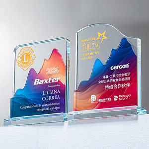 Trofeo de cristal personalizado Pujiang Wenyue ZC-04 para regalo de reunión anual de empresa con impresión de logotipo - Product Image 4