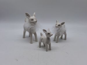 Adorno Navideño <span class=keywords><strong>de</strong></span> <span class=keywords><strong>Reno</strong></span> <span class=keywords><strong>de</strong></span> Cerámica, Decoración para el Hogar, Figura Decorativa para Mesa - Product Image 5