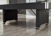 Mesa de Billar Plegable de 7FT/8FT Fácil de Instalar para Uso Doméstico con Tablero de Comedor