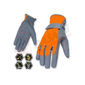 Gants de travail de jardinage en cuir PU polyester à impression florale respirante à doigts entiers enduits de nitrile à bas prix - Product Image 5