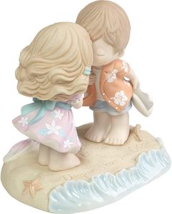 <strong>Precious</strong> <strong>Moments</strong> Couple on the Beach <strong>Figurine</strong> Hand-Painted Porcelain <strong>Figurine</strong> for Wedding ,Anniversary, Valentine's Day - Product Image 5